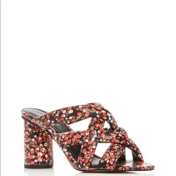 HP🎉 Rebecca Minkoff Amandine Floral Heel Mules - Picture 2 of 10